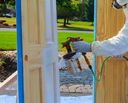 Peintre artisan à proximité pour repeindre une porte, une fenêtre à Bordeaux, Mérignac, Lormont et Pessac.